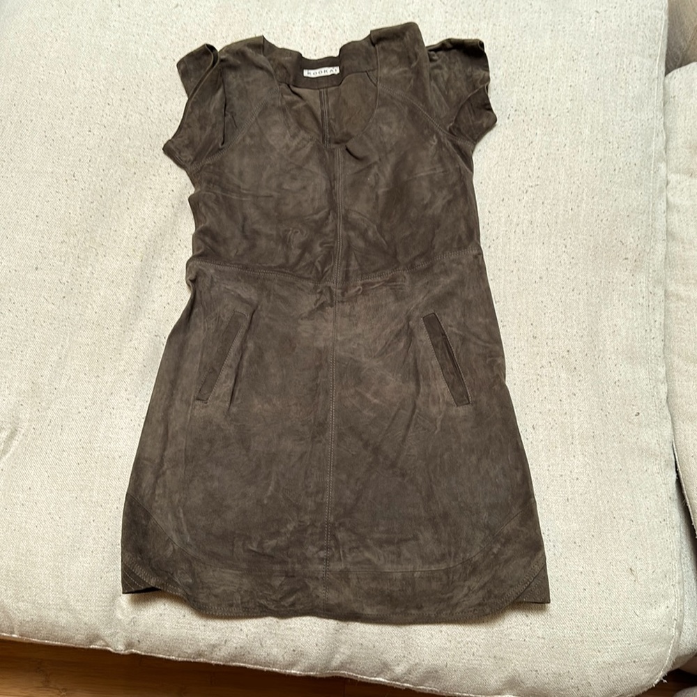 Green Brown Dress (Small)
